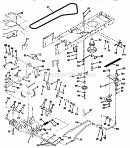 Page C Diagram and Parts List for 917259565  Craftsman Lawn Tractor