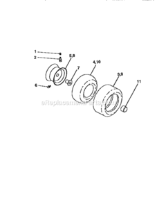 Page J Diagram and Parts List for 917259570  Craftsman Lawn Tractor