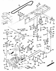 Page C Diagram and Parts List for 917259570  Craftsman Lawn Tractor