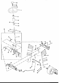 Page D Diagram and Parts List for 917259570  Craftsman Lawn Tractor