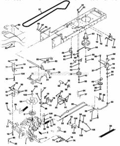 Page C Diagram and Parts List for 917259572  Craftsman Lawn Tractor