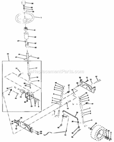 Page D Diagram and Parts List for 917259572  Craftsman Lawn Tractor