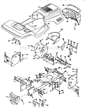 Part Location Diagram of 532186689 Husqvarna Lawn Mower Swaybar Bracket