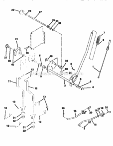 Page I Diagram and Parts List for 917259581  Craftsman Lawn Tractor