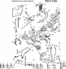 Page F Diagram and Parts List for 91725980  Craftsman Lawn Tractor