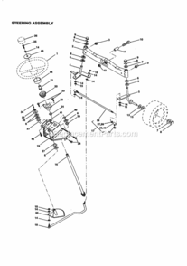 Page C Diagram and Parts List for 917259860  Craftsman Lawn Tractor