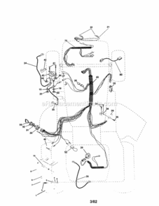 Page A Diagram and Parts List for 917259930  Craftsman Lawn Tractor