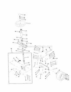 Page C Diagram and Parts List for 917259930  Craftsman Lawn Tractor