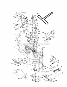 Page J Diagram and Parts List for 917259940  Craftsman Lawn Tractor