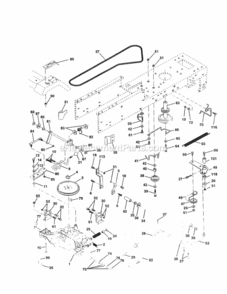 Page C Diagram and Parts List for 917259940  Craftsman Lawn Tractor