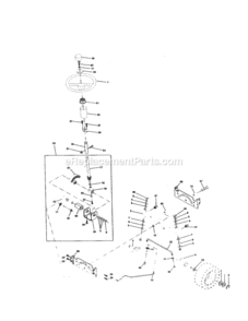 Page F Diagram and Parts List for 917259940  Craftsman Lawn Tractor