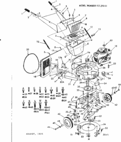 Page A Diagram and Parts List for 917270151  Craftsman Lawn Tractor Accessories