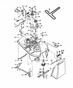 Page J Diagram and Parts List for 917270312  Craftsman Lawn Tractor
