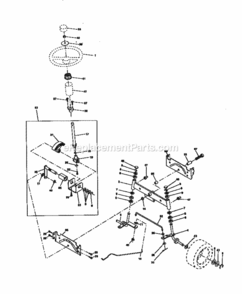 Page D Diagram and Parts List for 917270312  Craftsman Lawn Tractor