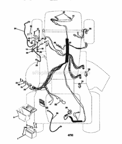 Page A Diagram and Parts List for 917270411  Craftsman Lawn Tractor