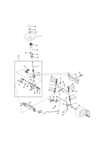 Page D Diagram and Parts List for 917270414  Craftsman Lawn Tractor