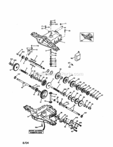 Page K Diagram and Parts List for 917270430  Craftsman Lawn Tractor