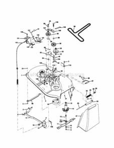 Part Location Diagram of 169970 Craftsman Deck Sway Bar Bracket