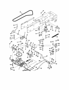 Page C Diagram and Parts List for 917270450  Craftsman Lawn Tractor
