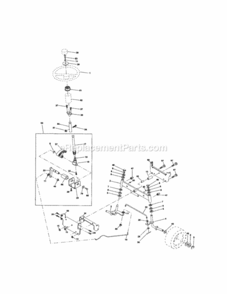 Page D Diagram and Parts List for 917270451  Craftsman Lawn Tractor