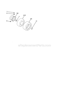 Page H Diagram and Parts List for 917270451  Craftsman Lawn Tractor
