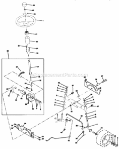 Page D Diagram and Parts List for 917270510  Craftsman Lawn Tractor