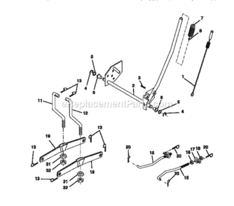 Page I Diagram and Parts List for 917270511  Craftsman Lawn Tractor