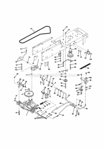 Page C Diagram and Parts List for 917270514  Craftsman Lawn Tractor