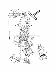 Page J Diagram and Parts List for 917270533  Craftsman Lawn Tractor