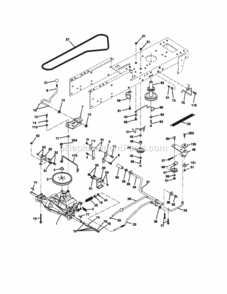 Page C Diagram and Parts List for 917270533  Craftsman Lawn Tractor