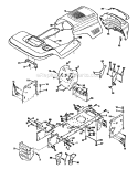 Part Location Diagram of 161917X013 Craftsman Kit.Dash.Stl