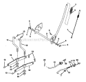 Lift_Assembly Diagram and Parts List for 917270641  Craftsman Lawn Mower