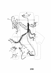 Page A Diagram and Parts List for 917270712  Craftsman Lawn Tractor