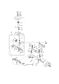 Page D Diagram and Parts List for 917270712  Craftsman Lawn Tractor