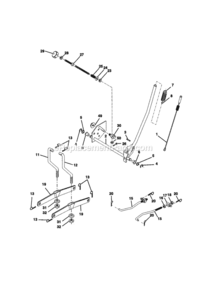 Page I Diagram and Parts List for 917270712  Craftsman Lawn Tractor