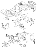 Part Location Diagram of 175582 Husqvarna Bracket Footrest