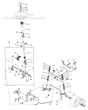 Steering Assembly Diagram and Parts List for 917270750  Craftsman Lawn Tractor