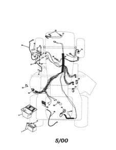 Page A Diagram and Parts List for 917270751  Craftsman Lawn Tractor