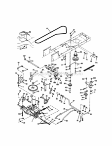 Page C Diagram and Parts List for 917270751  Craftsman Lawn Tractor