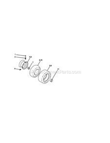 Page G Diagram and Parts List for 917270751  Craftsman Lawn Tractor
