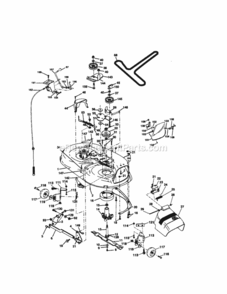Page J Diagram and Parts List for 917270752  Craftsman Lawn Tractor