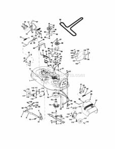Page J Diagram and Parts List for 917270771  Craftsman Lawn Tractor