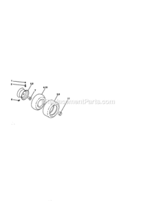 Page H Diagram and Parts List for 917270771  Craftsman Lawn Tractor