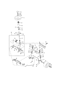 Page D Diagram and Parts List for 917270773  Craftsman Lawn Tractor