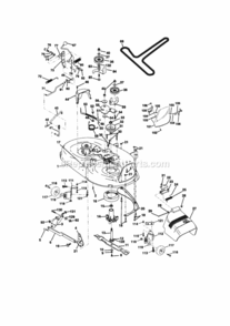 Page J Diagram and Parts List for 917270774  Craftsman Lawn Tractor