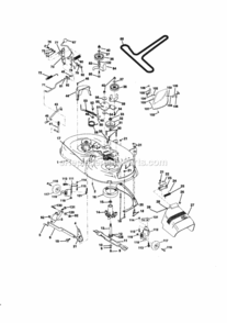 Page J Diagram and Parts List for 917270782  Craftsman Lawn Tractor