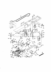 Page C Diagram and Parts List for 917270782  Craftsman Lawn Tractor