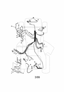 Page A Diagram and Parts List for 917270822  Craftsman Lawn Tractor