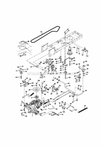 Page C Diagram and Parts List for 917270822  Craftsman Lawn Tractor
