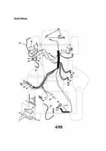 Page A Diagram and Parts List for 917270823  Craftsman Lawn Tractor